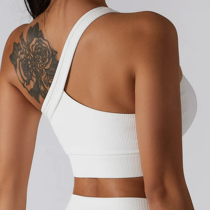 Solara One-Shoulder Sport Bra