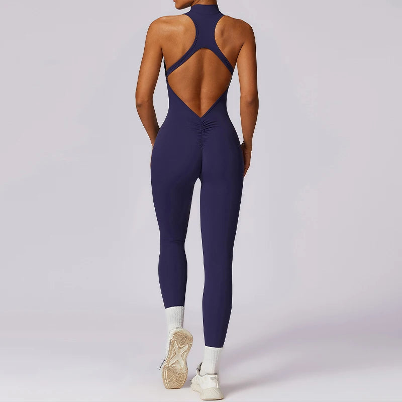 V-Back Jumpsuit