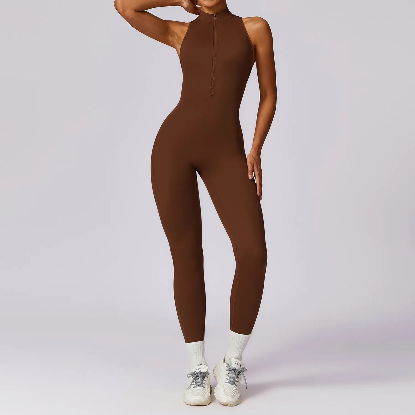 V-Back Jumpsuit