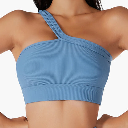 Solara One-Shoulder Sport Bra