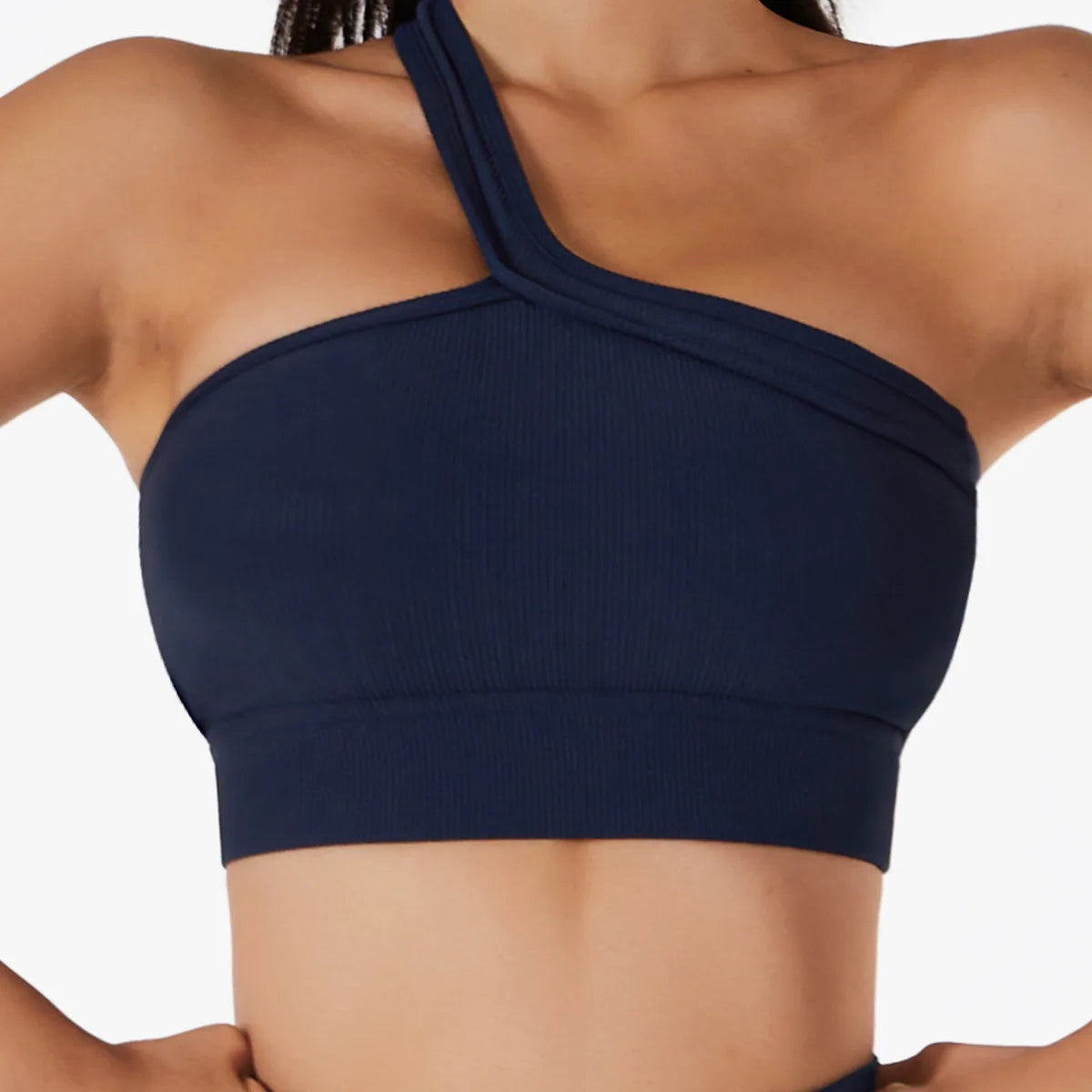 Solara One-Shoulder Sport Bra